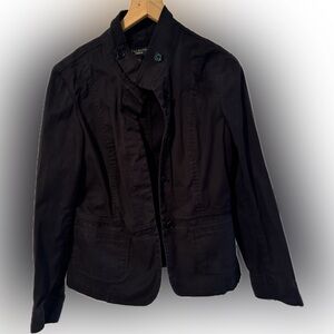 Talbots Black Utility Jacket for Women
